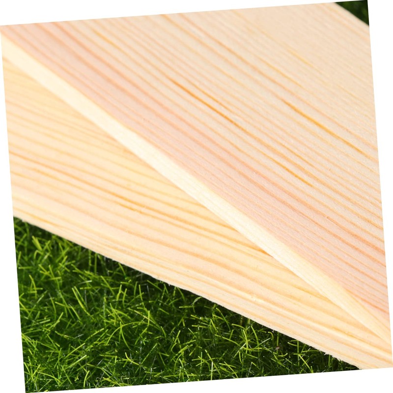 DOITOOL 10Pcs Rectangular Pine Wood Boards Unique Photography Background Props