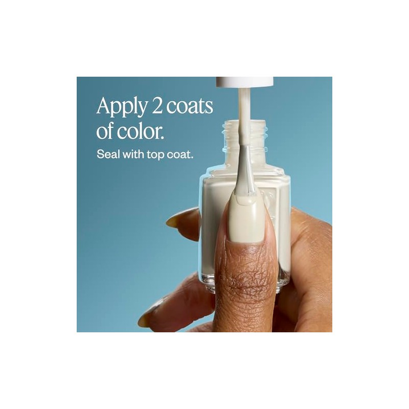 essie nail polish, marshmallow, sheer white nail polish, 0.46 fl.