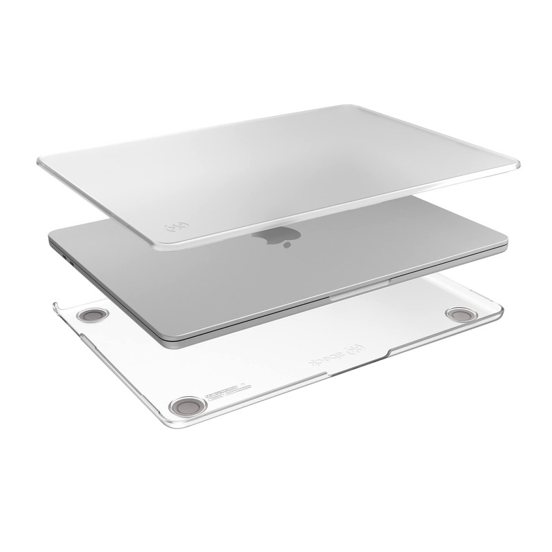 Speck Products MacBook Air M2 (2022) Smartshell (Clear/Clear/SweaterGrey)