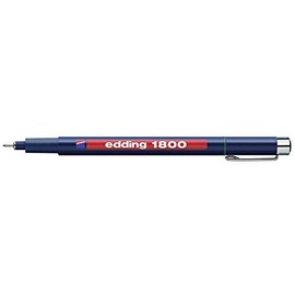 Edding 1800 Profipen 0.5, approx. 0.5 mm Black Fibre Gun Blister