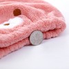 Children's Hair Drying Towel, Towel Cap, Bear Pattern, Hair Cap,