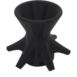 1Pc Black Flower Pouring Cup,Painting Funnel,7 Legs PainttDispenser,Reusable Floral Pattern Paintt Diverter Tool for DIY Making Pour Painting Supplies,Art Paints,Painting, Drawing and Art Supplies