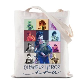 Percy Jackson Tour inspired Tote Bag In Olympus Heroes Eras Reusable Grocery Shopping Bag Seven Half Bloods Handbag (Heroes Tote)