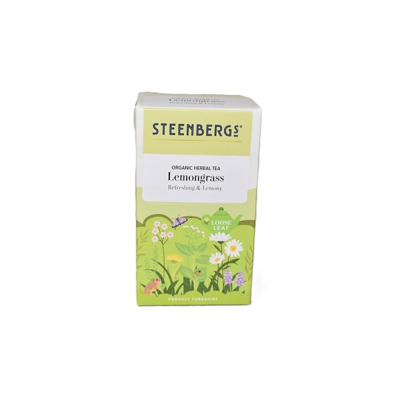 Steenbergs Organic Lemongrass Herbal Tea - Loose Leaf 30g