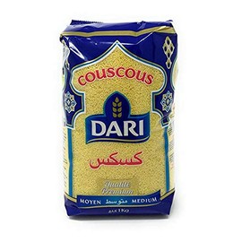 Dari Medium Moroccan Couscous 1kg, 2.2lb, Pack of 3