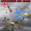 LEAMBE 3 Sets of 4-Blade Propeller Spare Remote Control Airplane