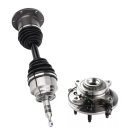 AutoShack Front Left or Right CV Axle Shaft Wheel Hub Bearing Assembly Replacement for 2005-2008 Ford F-150 4WD 2006-2008 Lincoln Mark LT 4WD Driver or Passenger Side 6-Lug 6 HUB010200142