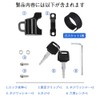 Helmet Holder, Helmet Lock, Helmet Holder, Motorcycle, Compatible with Handlebars
