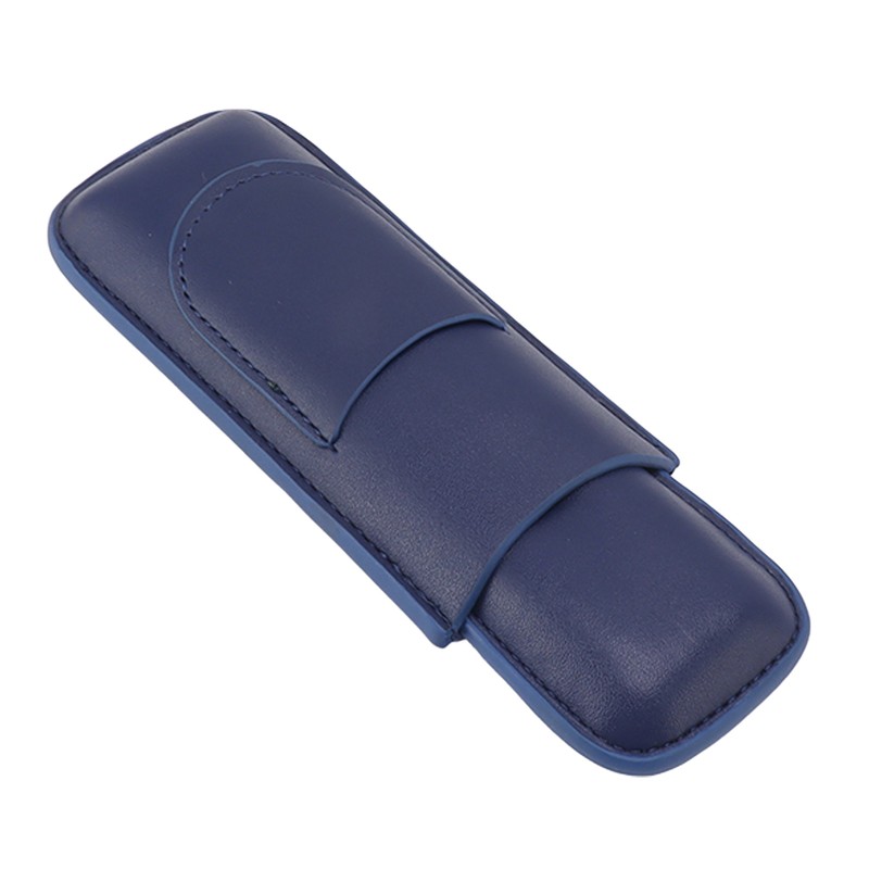 Cigar Case Elegant Vintage Hand Crafted Slim Portable 2 Fingers