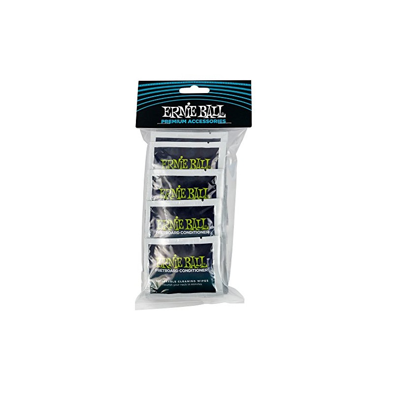 Ernie Ball Wonder Wipes Fretboard Conditioner, 20-pack (P04247)
