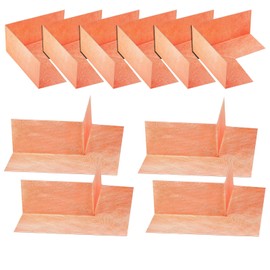 10 Pcs Waterproofing Seal Kit, 6 Inside Waterproofing Membrane and 4 Pcs Outside Waterproofing Corner Polyethylene Seamless Membrane for Shower Bathroom Bathtub Walls and Surrounds (Brown)
