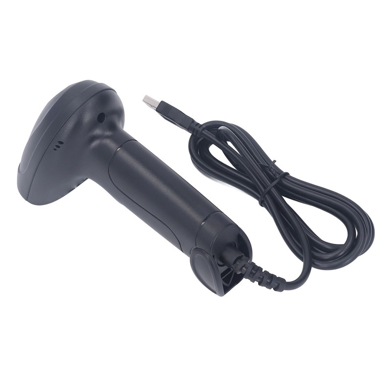 Wired Barcode Scanner High Accuracy Quick Response Smart Voice QR