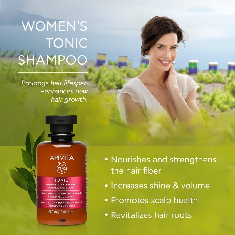 Apivita Women's Tonic Shampoo for Thinning Hair 250ml