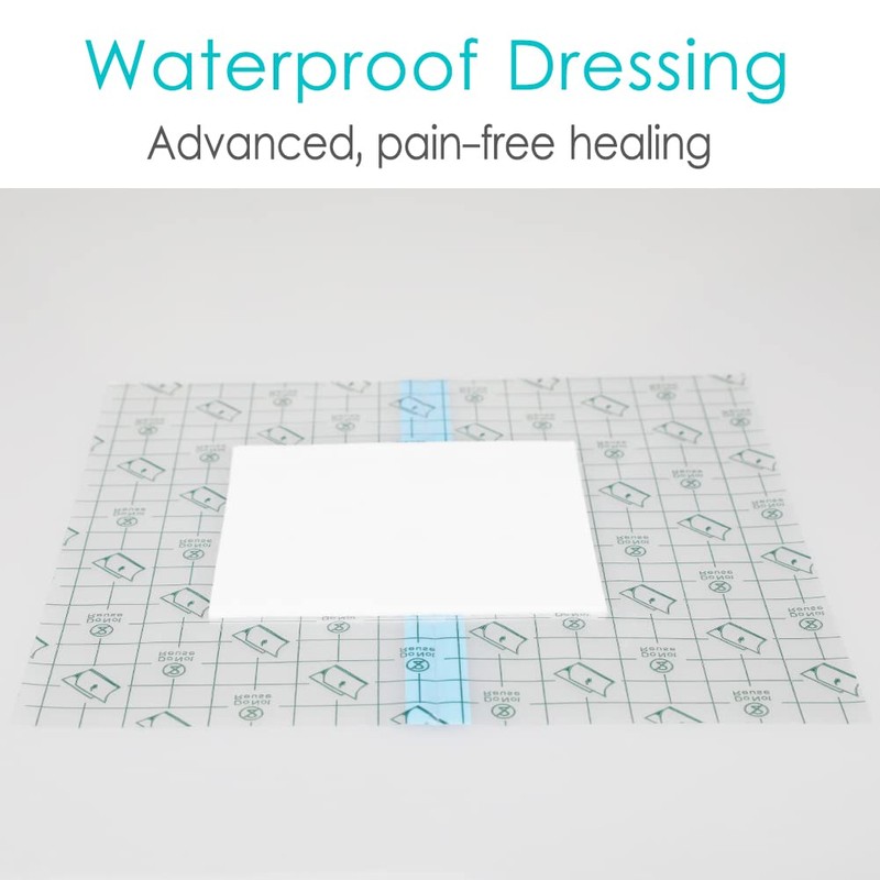 Waterproof PD Dialysis Catheter Shower Cover 10x12 with No Glue