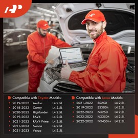 A-Premium Electric Engine Water Pump with Gasket Compatible with Toyota Avalon 2019-2022 Camry 2018-2022 Highlander RAV4 Prime Sienna Venza L4 2.5L & Lexus ES250 ES300h NX250 NX350h NX450h L4 2.5L