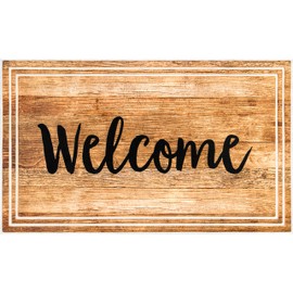 Apache Mills BLD3 Fashionables Deluxe Doormat, 18-Inch X 30-Inch, Brown