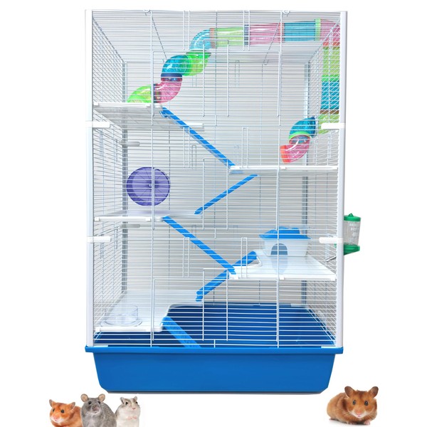 Extra Large 38" Multi-Levels Easy Assembly Classic Dwarf Hamster High