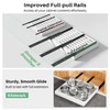 Pull out Cabinet Organizer, 2-pack, Expandable(12"-20") Heavy Duty Slide out