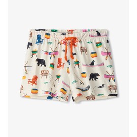 Little Blue House Women's Pajama Shorts, On The Lake, X-Large