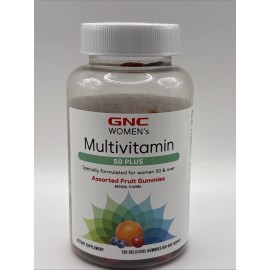GNC Womens Multivitamin 50+ Gummies - 120 Gummies Exp 12/26