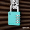[ZARKER XD40] Heavy Duty Outdoor 4-Digit Combination Padlock for Locker,