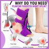 ANSUSIC Plantar Fasciitis Night Splint-Upgrade 3 Adjustable Planter Facetious Relief