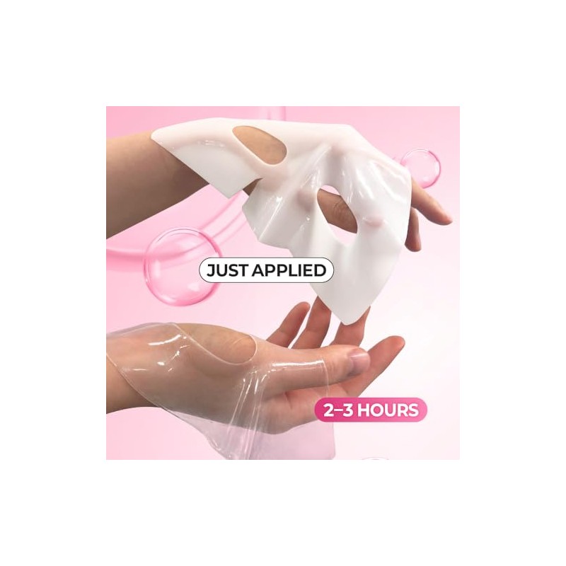 Collagen Hydrogel Face Mask with Niacinamide, NEXTBEAU Korean Sheet Mask