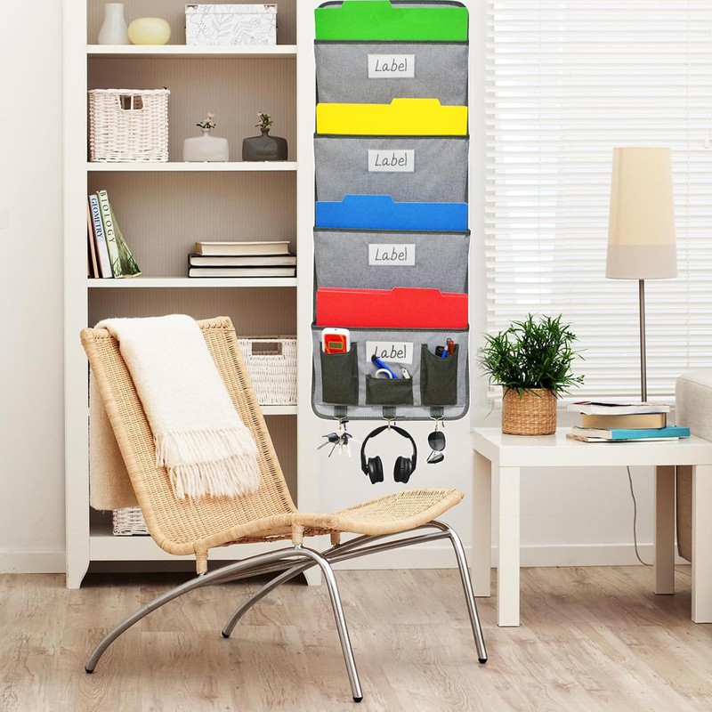 CaiYuanGJ Hanging Organiser Office Folder for Wall, Hanging Wall Folder,