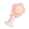 Mini Handheld Fan Cute Flower Shape Strong Wind USB Rechargeable