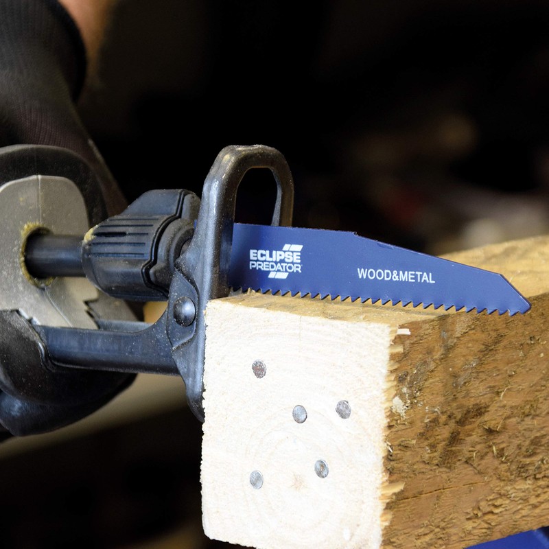 Eclipse Predator Reciprocating Saw Blade for Wood & Metal, 10TPI
