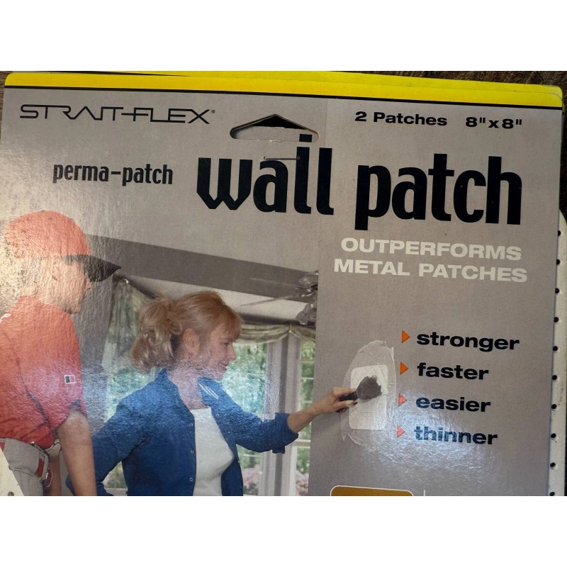 Strait-Flex Genuine Strait-Flex 8" x 8" Perma-Patch Drywall Patch PP-2PK