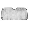 uxcell Silver Tone 135cm x 70cm Front Rear Double Windshield