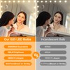 MorningLight 4 Pack G25/G80 Dimmable Globe LED Light Bulbs 60W,