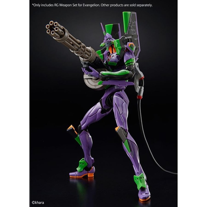 Bandai Plamo Real Grade RG Neo Genesis Evangelion Weapons Set