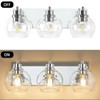 Tuscarora Chrome Vanity Light Fixture - 3 Light Bathroom Vanity