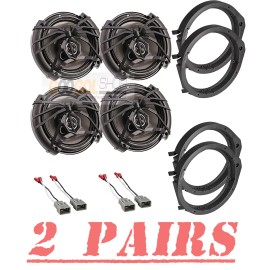 Soundstream,  American International AF.653 300W Front-Rear Speaker for For 2008-2022 Honda Accord & 2006-2021 Civic