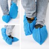 Membrane Solutions 100Pcs Blue Disposable Shoe Covers Non-woven Non-Slip Resistant