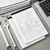10 Pack 5.5" x 8.5" Equipment Safety Inspection Report Detailed