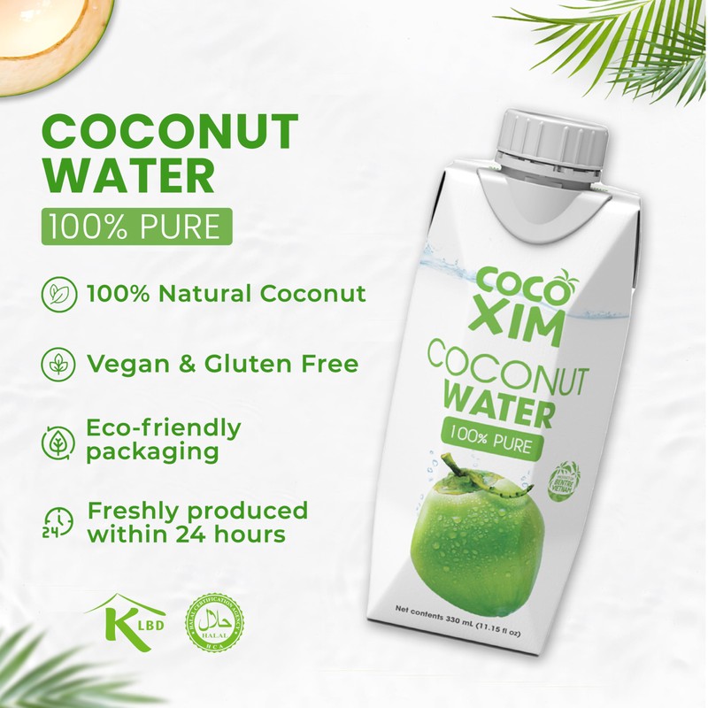 COCOXIM Ready to Drink Pure Coconut Water - 11 oz