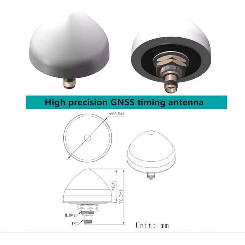 Tuperoymse Small Size GNSS Antenna Precision GNSS Antenna Navigation Timing