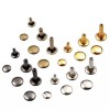 Chair & Chisel 4mm Gunmetal Double Cap Rivets