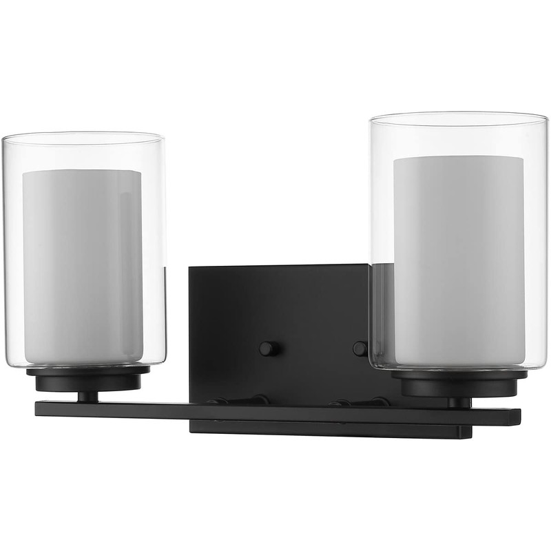 Z-Lite 2 Light Vanity 426-2V-MB, Black