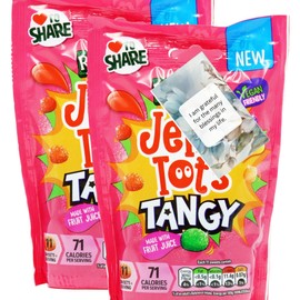 Jelly Tots Tangy Vegan Friendly Treat Snack Bundle (2 Pack) – By Oerich Gift