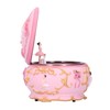 LED Music Box Figurine Rotation Exquisite Music Box Home Decoration