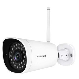 Foscam G4P 4MP Outdoor WiFi Security Camera, Human Detection Alerts, Night Vision, SD Card Slot, Remote Access - Works with Alexa & Google