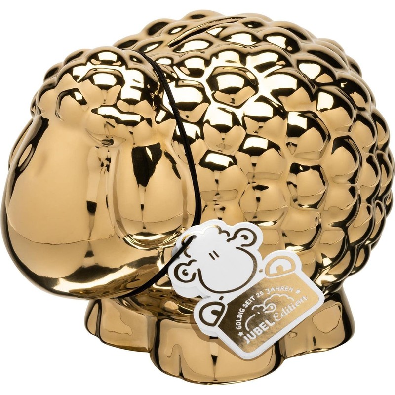 Sheepworld Piggy Bank Sheep 3D Sheep, Gold, Without You Is