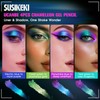 SUSIKEKI 4PCS Chameleon Metallic Eyeshadow & Eyeliner Gel Pencil Set
