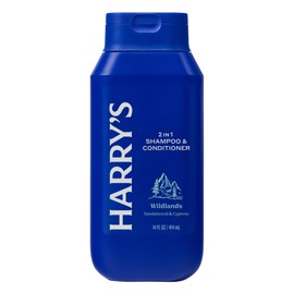 Harry's Harry's Men's 2 in 1 Shampoo and Conditioner for All Hair Types, Wildlands Scent, 14 Fl Oz, Pack of 3