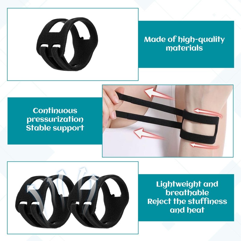 2 PCS Adjustable Wrist Brace for TFCC Tear,Black Wrist Support