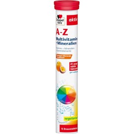 Doppelherz A-Z Multivitamin + Minerals - 21 Selected Nutrients to Support Health and Wellbeing - 15 Effervescent Tablets